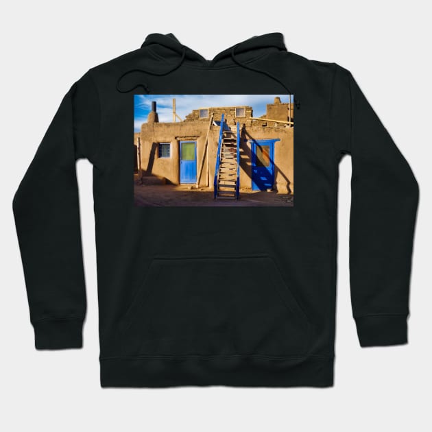 Taos Pueblo Study 5 Hoodie by bobmeyers